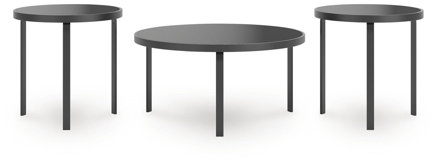 Dorylin - Black - Occasional Table Set (Set of 3)
