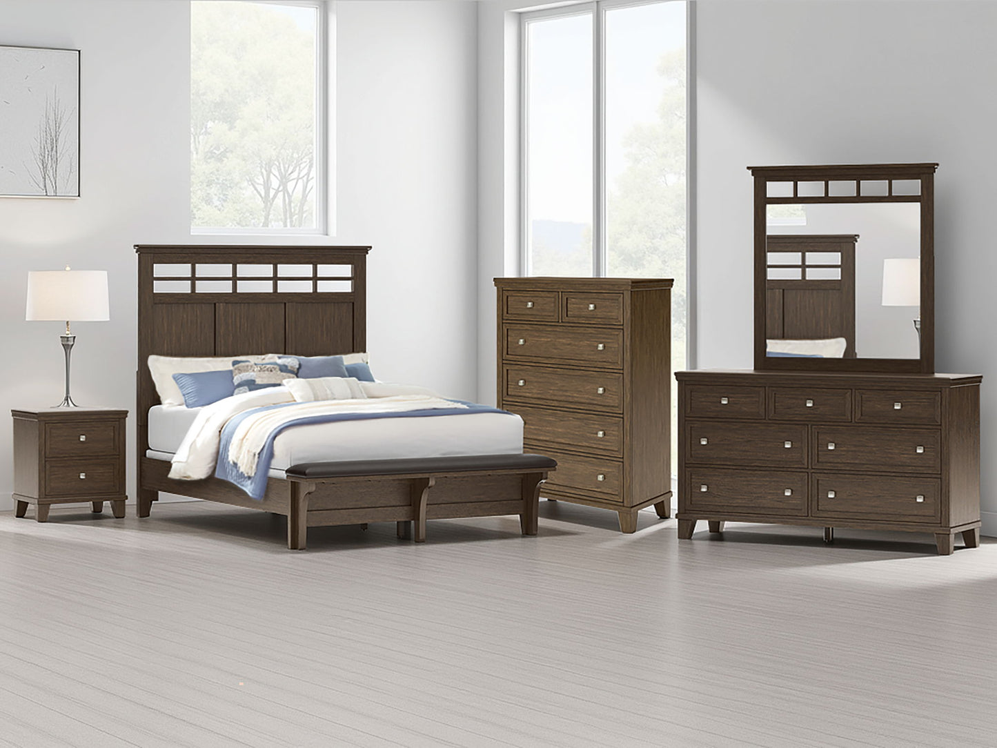 Shawbeck - Panel Bed