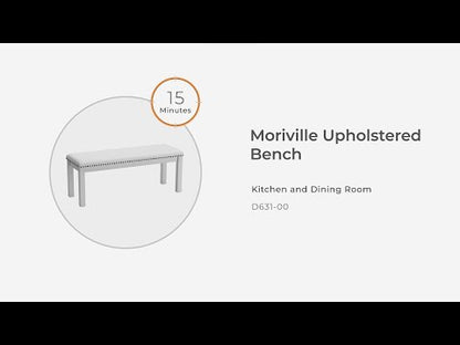 Moriville - Beige - Upholstered Bench